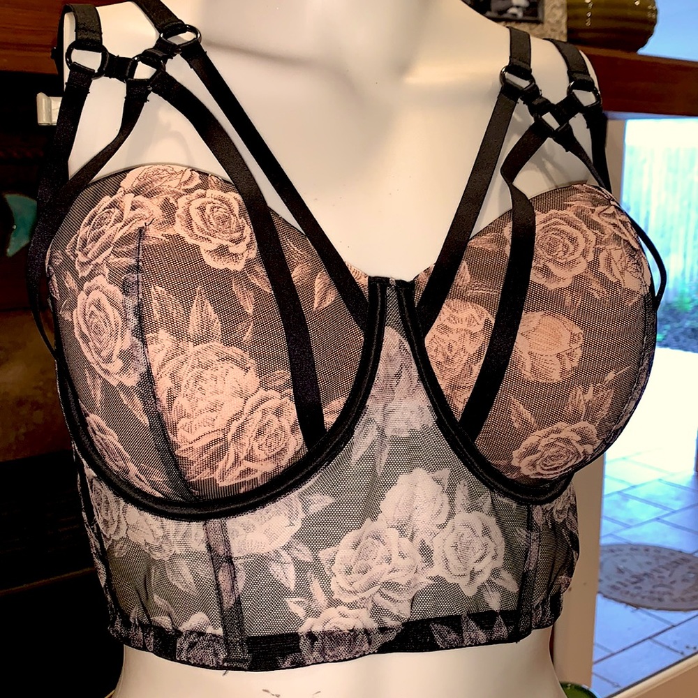 Victoria’s Secrets X (runway) Very Sexy Strappy Corset Bra top.